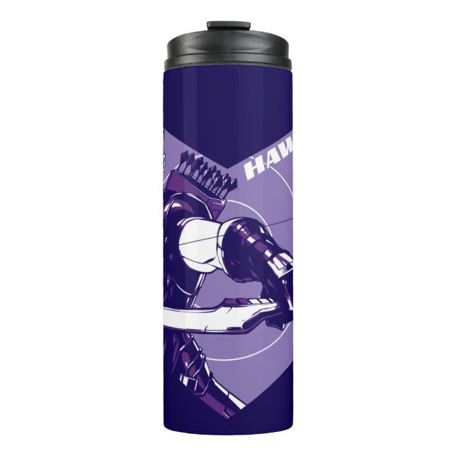 Avengers Classics | Hawkeye Arrow Cutout Thermal Tumbler (Front)
