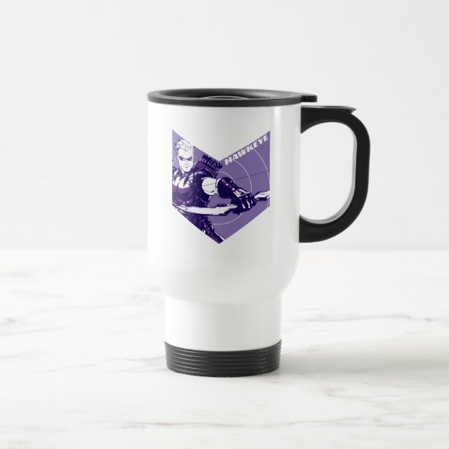 Avengers Classics | Hawkeye Arrow Cutout Travel Mug (Right)