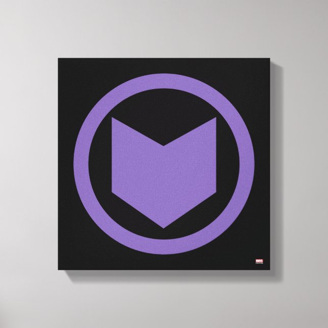 Avengers Classics | Hawkeye Arrow Icon Canvas Print (Front)