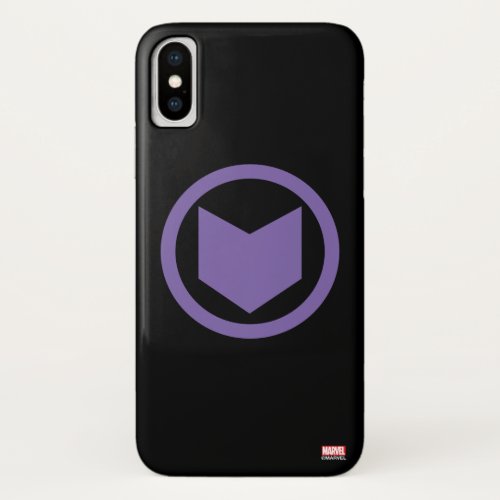 Avengers Classics  Hawkeye Arrow Icon iPhone X Case