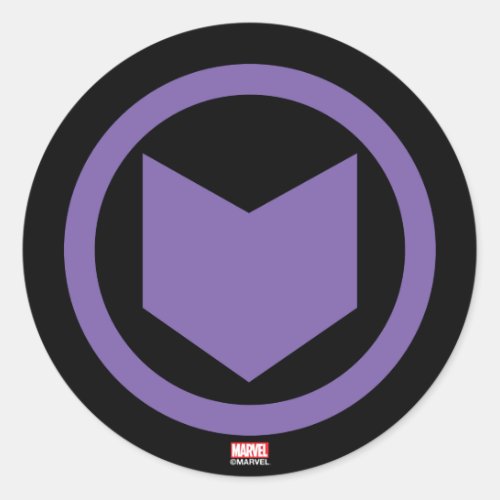 Avengers Classics  Hawkeye Arrow Icon Classic Round Sticker