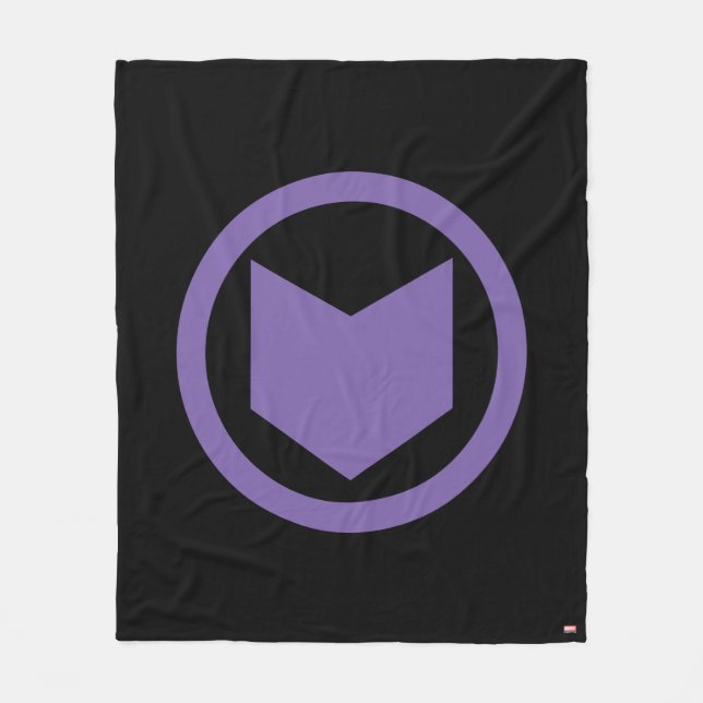 Avengers Classics | Hawkeye Arrow Icon Fleece Blanket (Front)