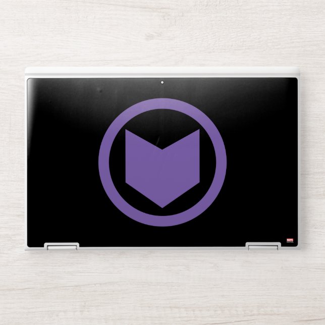 Avengers Classics | Hawkeye Arrow Icon HP Laptop Skin (Front)