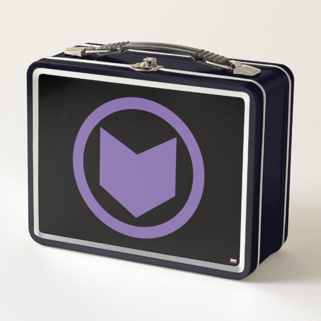 Avengers Classics | Hawkeye Arrow Icon Metal Lunch Box (Front)