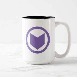 Avengers Classics   Hawkeye Arrow Icon Two-Tone Coffee Mug