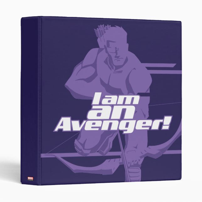Avengers Classics | Hawkeye "I Am" Graphic 3 Ring Binder (Front/Spine)