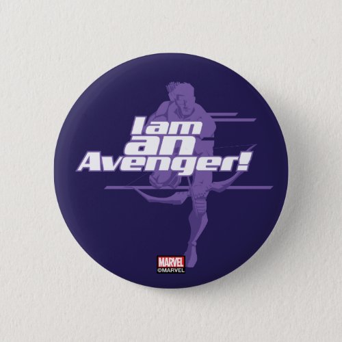 Avengers Classics  Hawkeye I Am Graphic Button