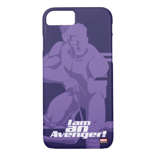 Avengers Classics  Hawkeye I Am Graphic iPhone 87 Case