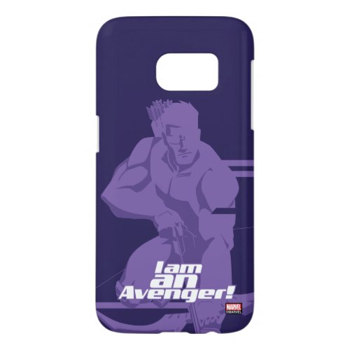 Avengers Classics  Hawkeye I Am Graphic Samsung Galaxy S7 Case