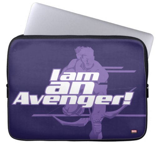 Avengers Classics  Hawkeye I Am Graphic Laptop Sleeve