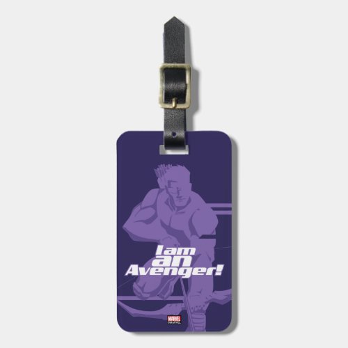 Avengers Classics  Hawkeye I Am Graphic Luggage Tag