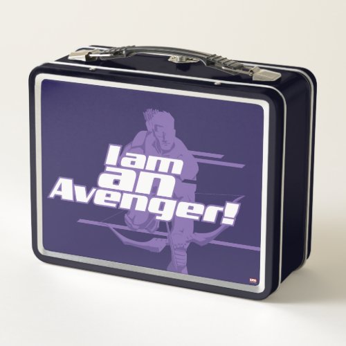 Avengers Classics  Hawkeye I Am Graphic Metal Lunch Box