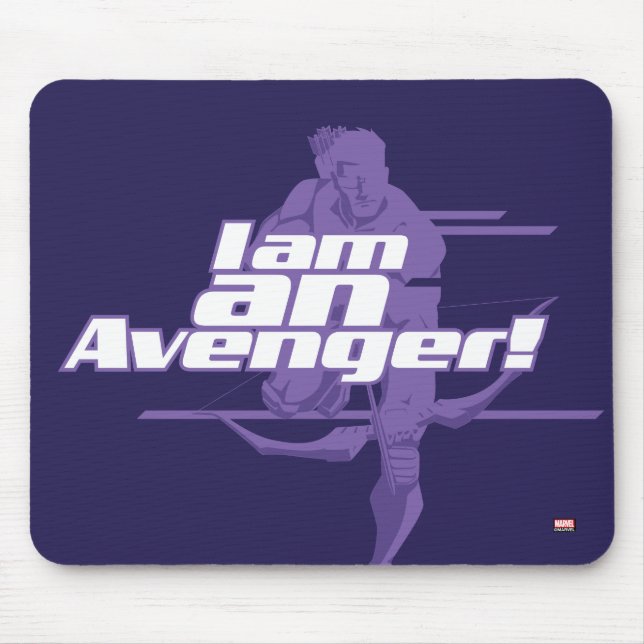 Avengers Classics | Hawkeye "I Am" Graphic Mouse Pad (Front)