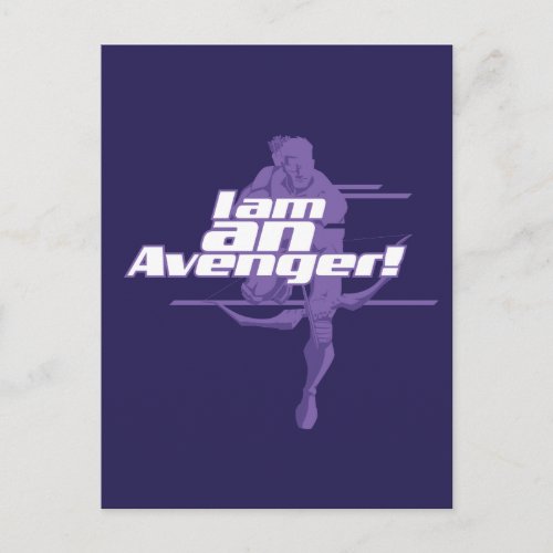 Avengers Classics  Hawkeye I Am Graphic Postcard