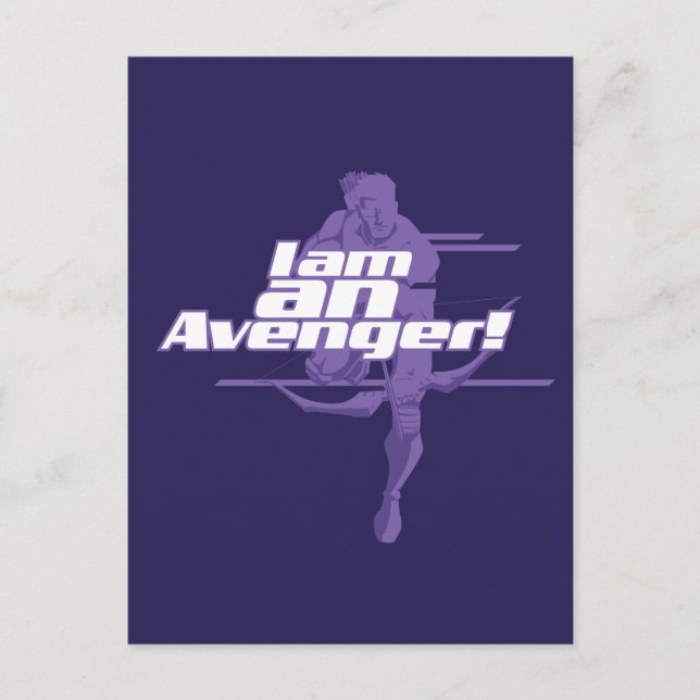 Avengers Classics | Hawkeye "I Am" Graphic Postcard (Front)
