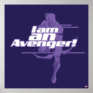 Avengers Classics Hawkeye "I Am" Graphic Poster