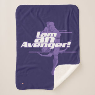 Avengers Classics   Hawkeye "I Am" Graphic Sherpa Blanket