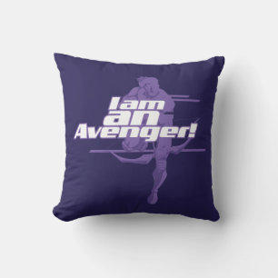 Avengers Classics   Hawkeye "I Am" Graphic Throw Pillow