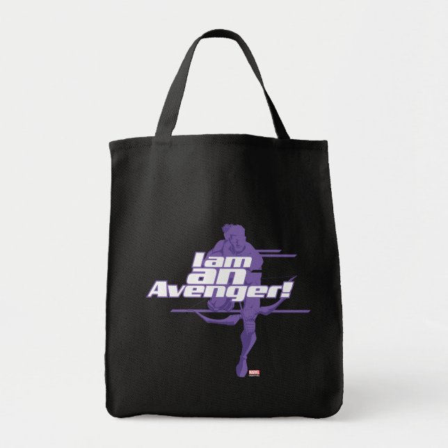Avengers Classics | Hawkeye "I Am" Graphic Tote Bag (Front)