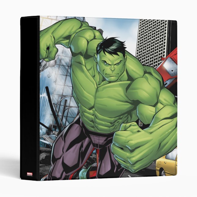 Avengers Classics | Hulk Charge 3 Ring Binder (Front/Spine)