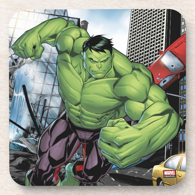 Avengers Classics | Hulk Charge Beverage Coaster (Front)
