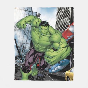 Avengers Classics   Hulk Charge Fleece Blanket