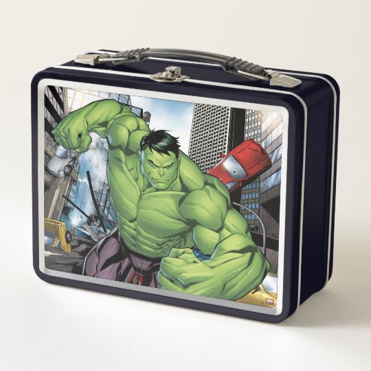 Avengers Classics Hulk Charge Metal Lunch Box