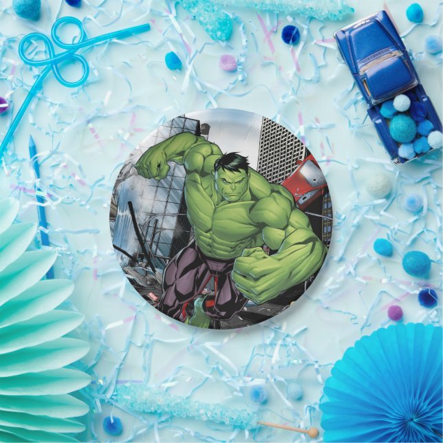 Avengers Classics | Hulk Charge Paper Plates (Party)