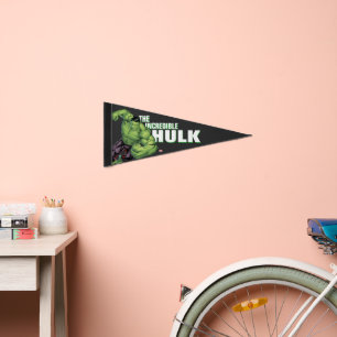 Avengers Classics   Hulk Charge Pennant Flag