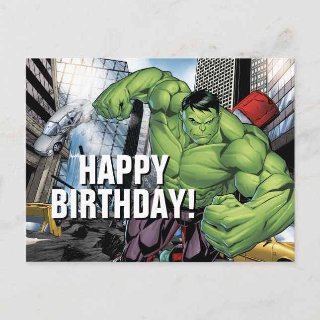 Avengers Classics | Hulk Charge Postcard (Front)