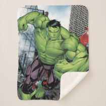 Avengers Classics | Hulk Charge Sherpa Blanket