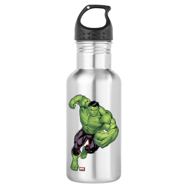 Avengers Classics | Hulk Charge Stainless Steel Water Bottle (Front)