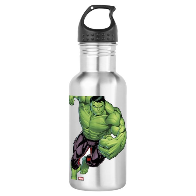 Avengers Classics | Hulk Charge Stainless Steel Water Bottle (Front)