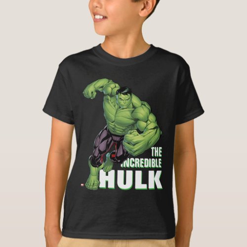 Avengers Classics | Hulk Charge T-Shirt - Check out this character art for Hulk, charging forward at full speed!