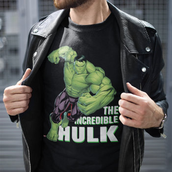 Avengers Classics | Hulk Charge T-shirt by avengersclassics at Zazzle