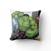 Avengers Classics | Hulk Charge Throw Pillow