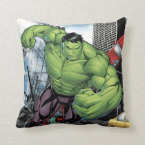 Avengers Classics | Hulk Charge Throw Pillow