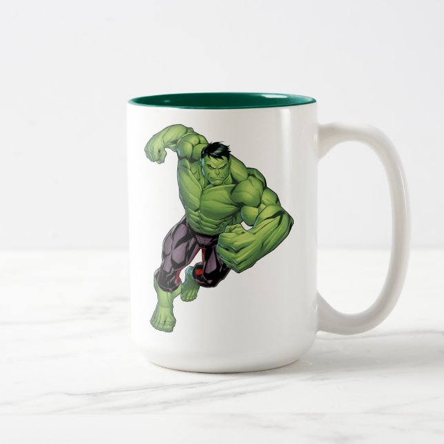 Avengers Classics | Hulk Charge Two-Tone Coffee Mug (Right)
