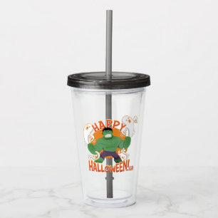 Avengers Classics Hulk "Happy Halloween" Acrylic Tumbler