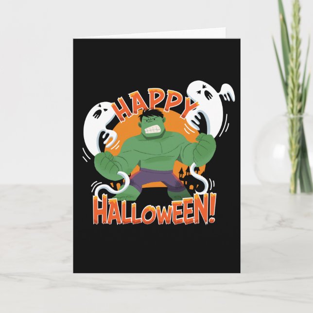 Avengers Classics | Hulk "Happy Halloween" Card (Front)