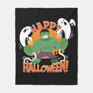 Avengers Classics Hulk "Happy Halloween" Fleece Blanket