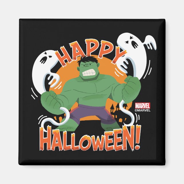 Avengers Classics | Hulk "Happy Halloween" Magnet (Front)