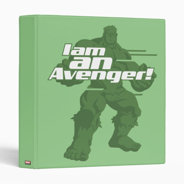 Avengers Classics | Hulk "I Am" Graphic 3 Ring Binder (Front/Spine)