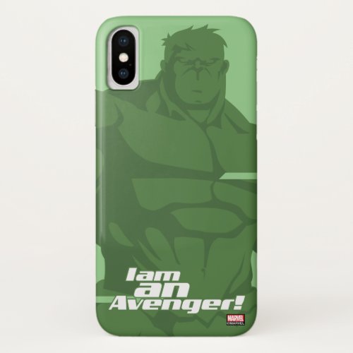 Avengers Classics  Hulk I Am Graphic iPhone X Case