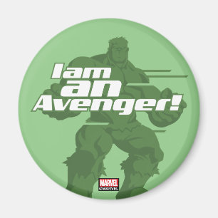 Avengers Classics Hulk "I Am" Graphic Magnet
