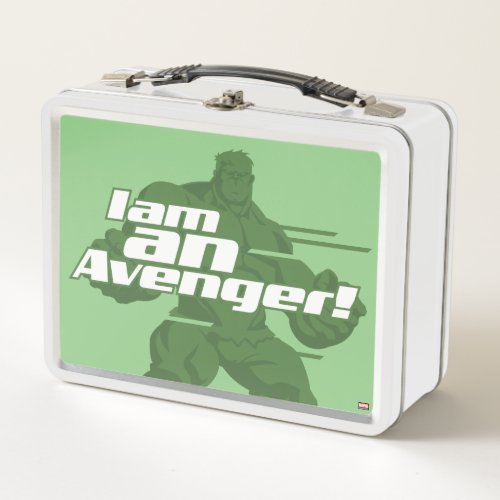 Avengers Classics  Hulk I Am Graphic Metal Lunch Box