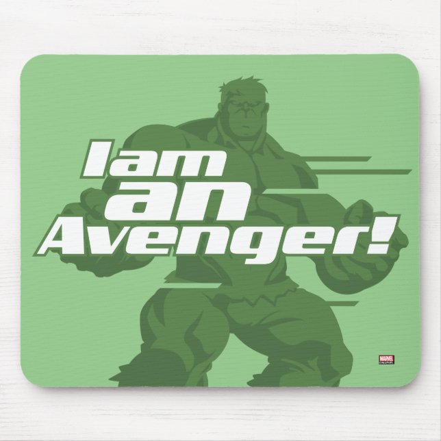 Avengers Classics | Hulk "I Am" Graphic Mouse Pad (Front)