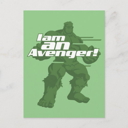 Avengers Classics  Hulk I Am Graphic Postcard