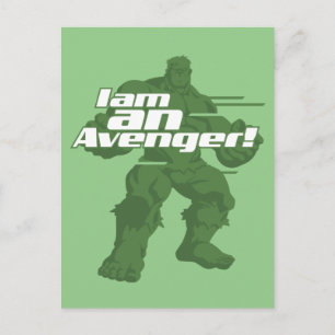 Avengers Classics Hulk "I Am" Graphic Postcard