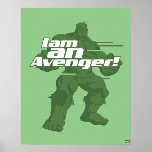 Avengers Classics  Hulk I Am Graphic Poster